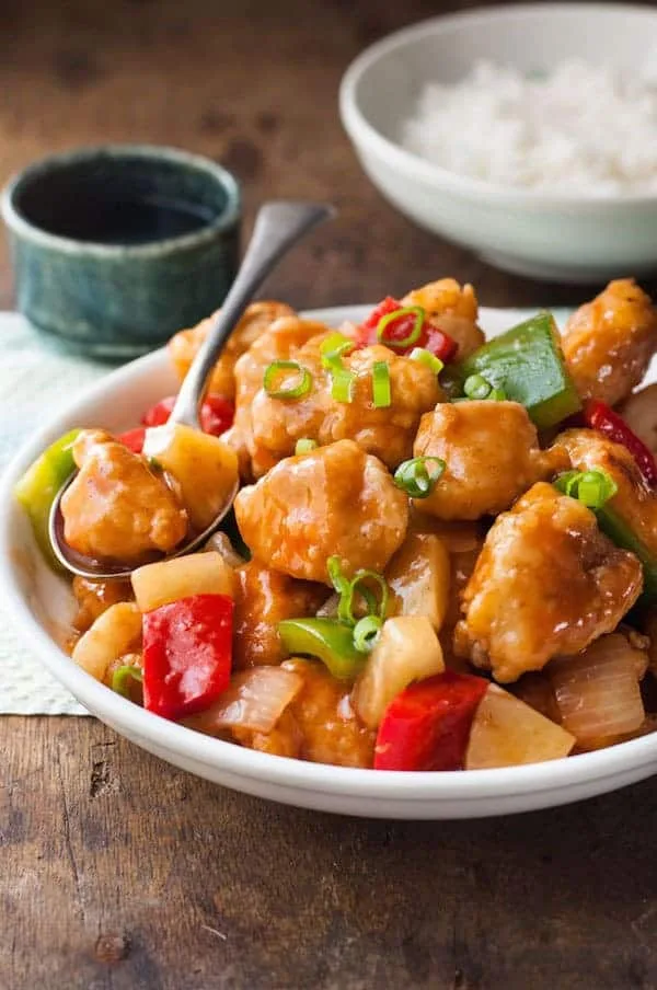 Sweet and sour chicken
